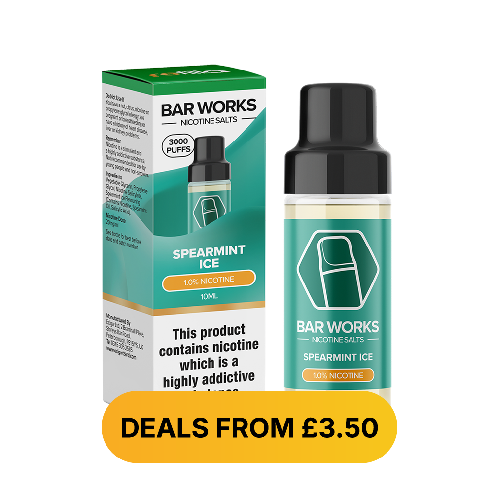 Bar Works: Spearmint Ice: Refilla Compatible Liquid
