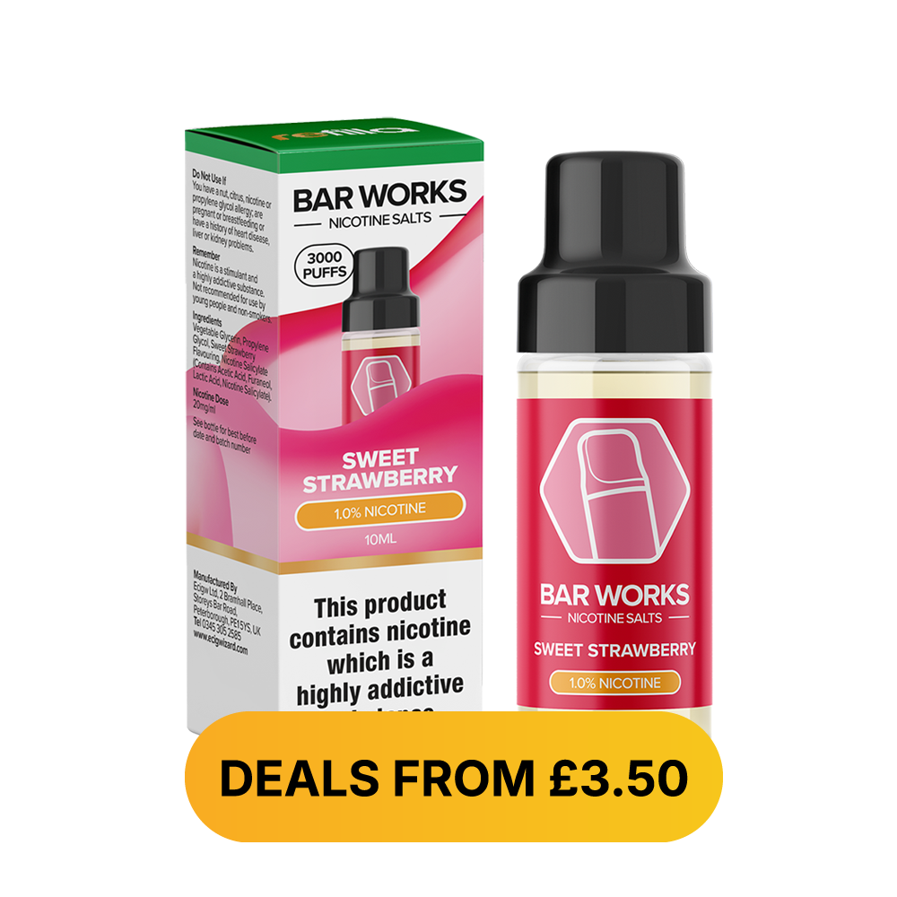 Bar Works: Sweet Strawberry: Refilla Compatible Liquid