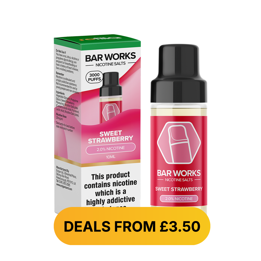 Bar Works: Sweet Strawberry: Refilla Compatible Liquid