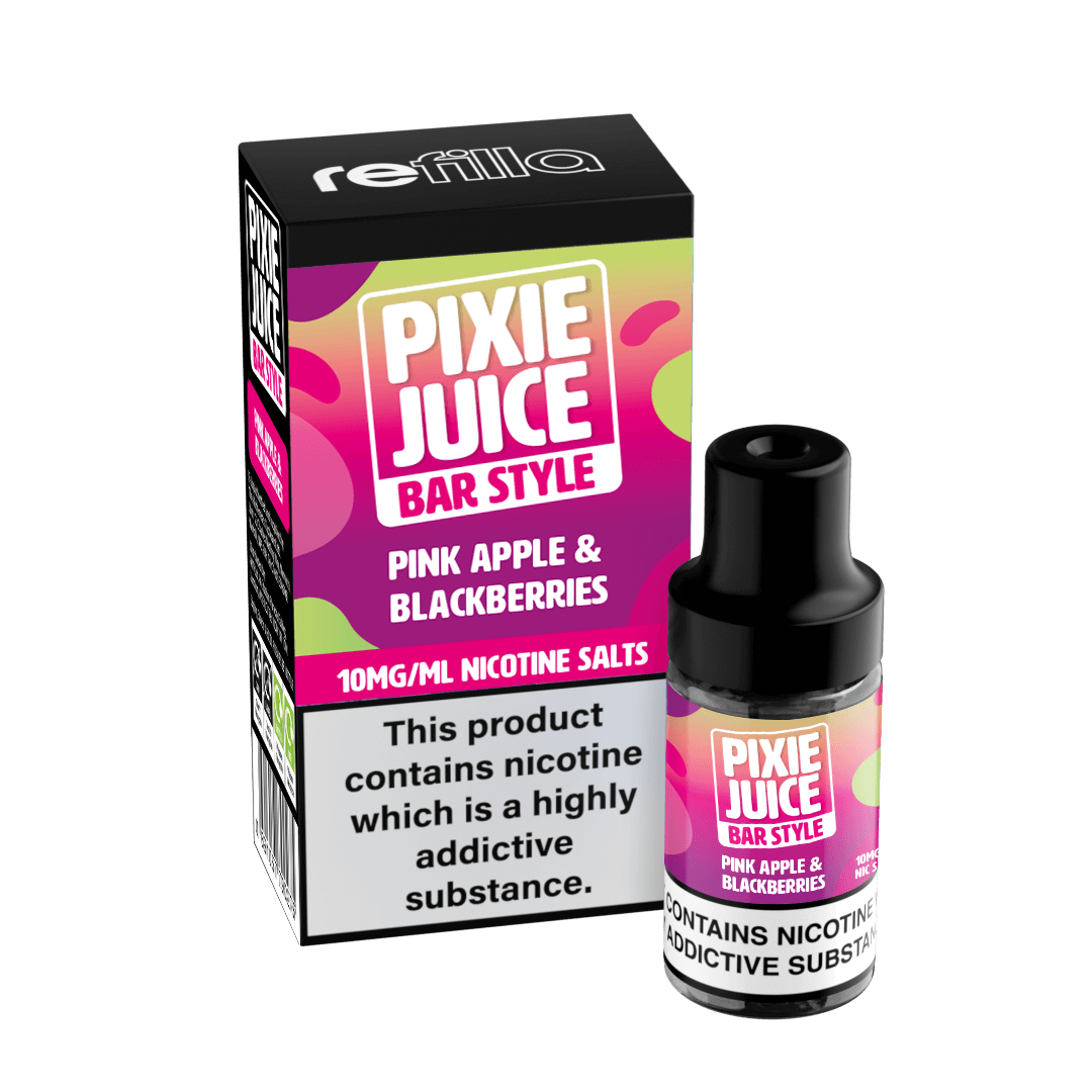 Pixie Juice: Pink Apples & Blackberries : Refilla Compatible Liquid